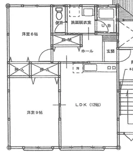 レインボーガーデン2【2階】の間取り