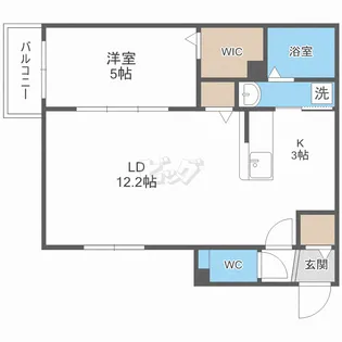コスモス【3階】の間取り