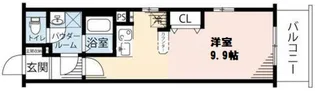 クラウンハイム本町EAST【4階】の間取り