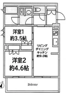 パークフロント【3階】の間取り