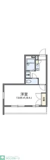 レオパレスプリエール【2階】の間取り