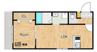 LFB APARTMENT佐波【2階】の間取り