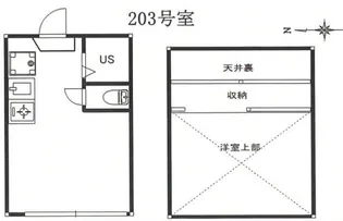 フェリスソニア【1階】の間取り