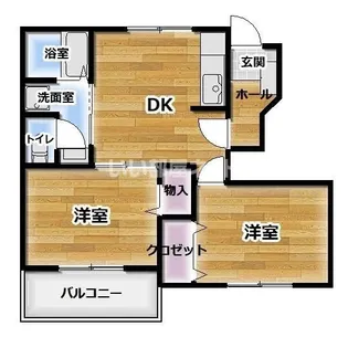 ネオランヒルQII【1階】の間取り