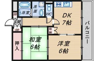 サンクレール宮山【2階】の間取り
