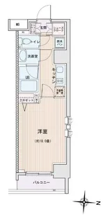 エスティメゾン錦糸町II【10階】の間取り