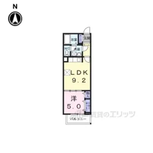 ヒカルサ尼崎若王寺【3階】の間取り