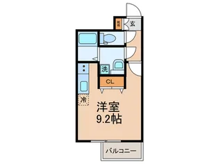 プライマル駒沢大学【1階】の間取り