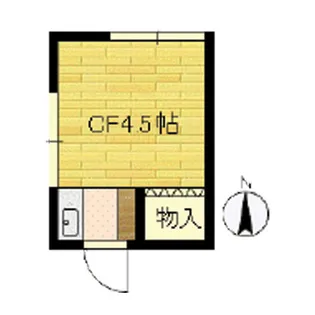 文化荘【2階】の間取り