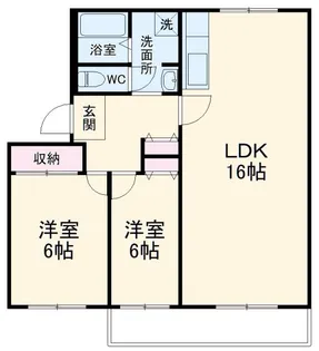 フィレンツェ一宮北【3階】の間取り