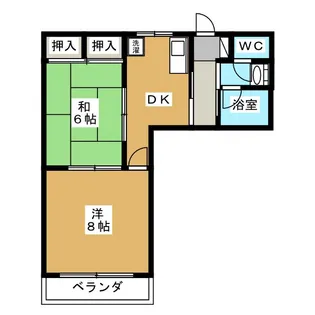 ラピッズセブンビル【4階】の間取り