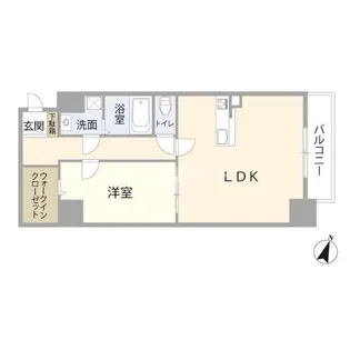 フェアリータワー若草【8階】の間取り