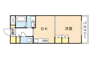 パストラーレ南方【5階】の間取り