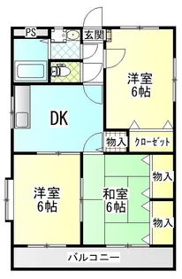 オレンジマンション【1階】の間取り