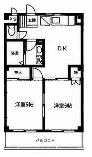 丘の上ハウス【3階】の間取り