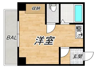 コバルト心斎橋EAST【3階】の間取り