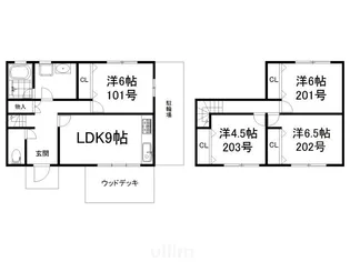 Kent House【2階】の間取り