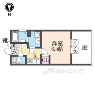 ヴェルドミール栄根【1階】の間取り