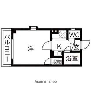 プレアール牧野【3階】の間取り