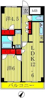 Grande Astore【6階】の間取り