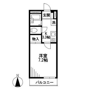 メゾン千鳥【1階】の間取り