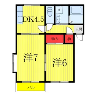 セイコーハウスB【2階】の間取り