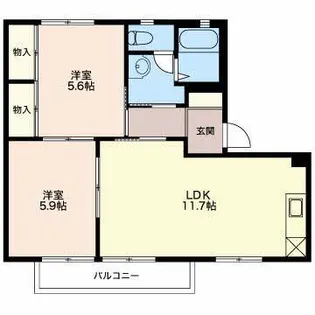 カーサ【2階】の間取り