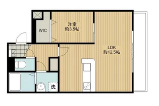 KAIN ROOMS HIRATA【5階】の間取り
