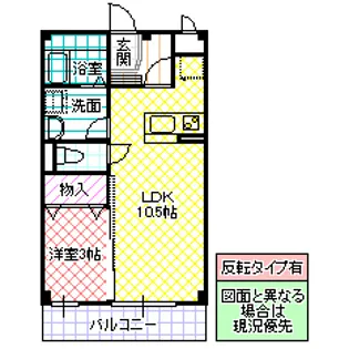 クレールハイム【2階】の間取り