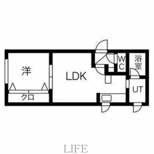 カソスソール美園【1階】の間取り