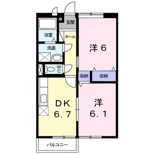 サニーヒルS【2階】の間取り