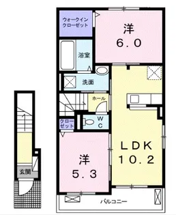 PLATA II【2階】の間取り