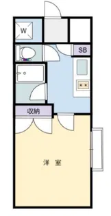 セントパレス王子【3階】の間取り