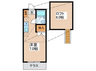 クオ-レむさし台【1階】の間取り