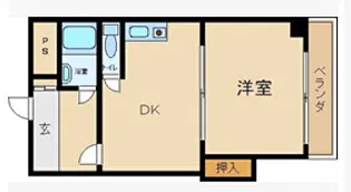 リブレ放出東【3階】の間取り