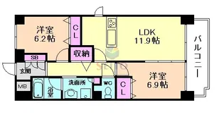 LA MAISON CHARMANTE【3階】の間取り