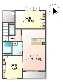 シュエットII【2階】の間取り