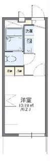 レオパレス清水【3階】の間取り