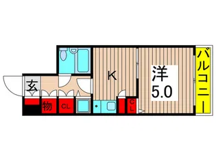 ライオンズマンション竹の塚第5【4階】の間取り