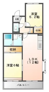 メルベーユM【3階】の間取り