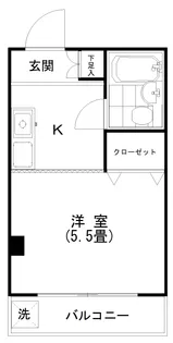 代々木フラット【3階】の間取り