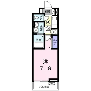 ラ フォレスタ ツルマキ【2階】の間取り