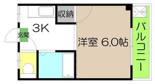 コーポライジング【1階】の間取り