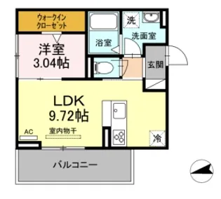 愛知県半田市旭町5【アパート】の間取り