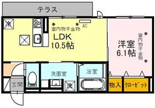 エアフォルク~Erfolg~【1階】の間取り