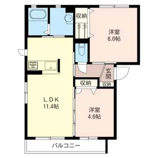 Smell Sweet【2階】の間取り