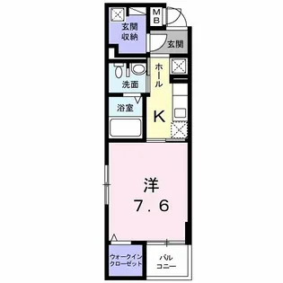 東京都八王子市堀之内3【マンション】の間取り