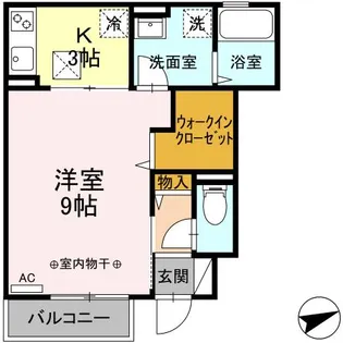 山形県山形市城南町3【アパート】の間取り