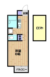 ニューシルバーレジデンス通谷【1階】の間取り