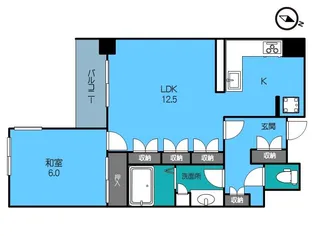 ロイヤルマンション【5階】の間取り